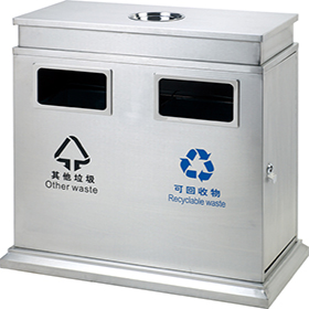 都市のリサイクルステンレス鋼HW-88を使用した屋外廃棄物缶