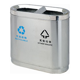 空港HW-310用のステンレス鋼の廃棄物缶